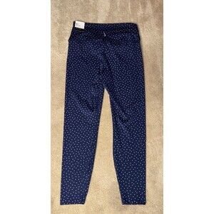 Women’s L- Nike Yoga Polka Dot Twist High Waist 7/8” Length Leggings NEW